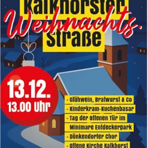 Kalkhorster Weihnachtsstraße am 13.12.2025